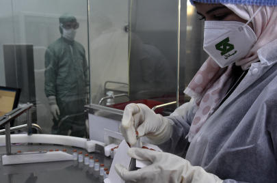 مخبر صيدال للأدوية بالجزائر (تصوير: رياض قرامدي/أ.ف.ب)