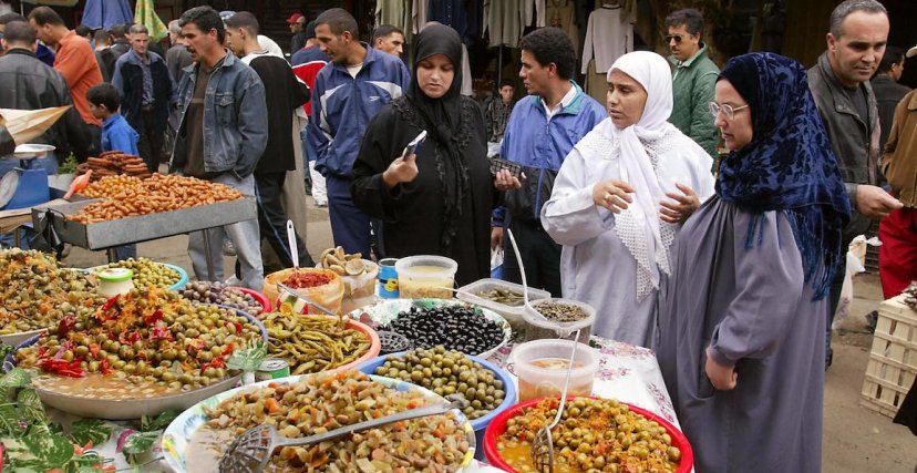 أحد الأسواق الجزائرية (حسين زوورار/أ.ف.ب)